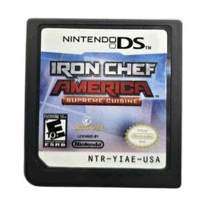 Iron Chef America Supreme Cuisine Nintendo DS 3DS (Cartridge Only) Tested